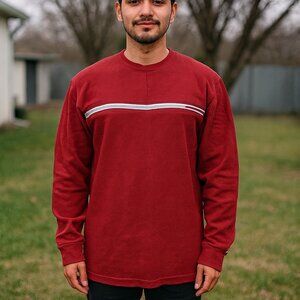 Quiksilver Men’s Crewneck Sweater Red Size L